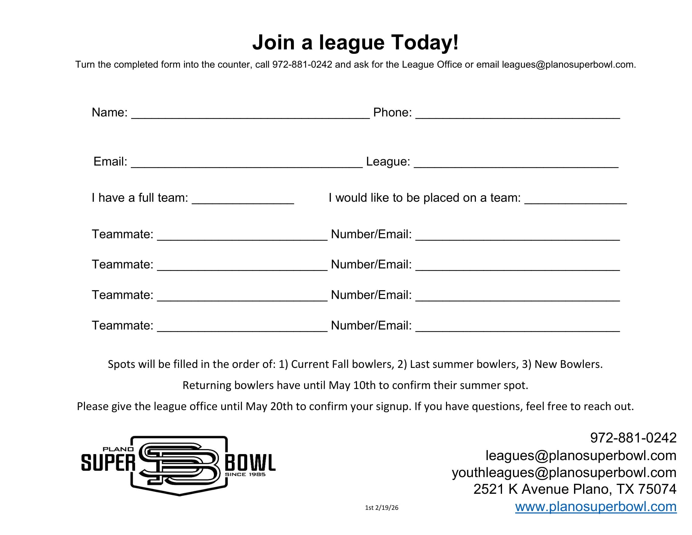 2026 Summer Schedule - FINAL 2.19-2